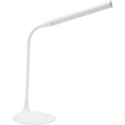Data Accessories Corp Desk Lamp - 15 in, - 6 W LED Bulb - Desk Mountable - White - for Office, Home, Dorm