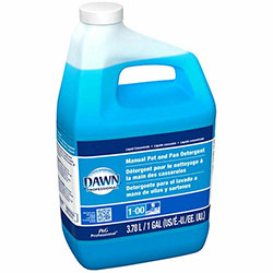 Dawn Manual Pot/Pan Detergent, Concentrate Liquid, 128 fl oz (4 quart), Original Scent, 4/Carton