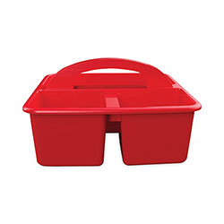 Deflecto Antimicrobial Creativity Storage Caddy, Red