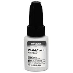 Devcon ZipGrip® Adhesive, GPE 15, 1/3 oz Bottle, Clear