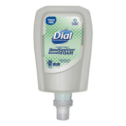 Dial FIT Fragrance-Free Antimicrobial Foaming Hand Sanitizer Touch-Free Dispenser Refill, 1000 mL, 3/Carton