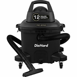 DieHard 12-Gallon 6 HP Pro Series Wet/Dry Vacuum