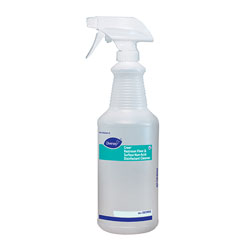 Diversey Crew Restroom Floor/Surface NA Disinfectant Cleaner Capped Bottle, 32oz,12/CT