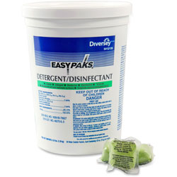 Diversey Easypaks Detergent/Disinfectant, 90 Paks, GN
