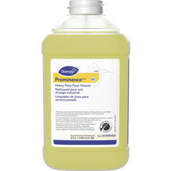 Diversey Prominence Heavy Duty Floor Cleaner, Liquid, 84.5 fl oz (2.6 quart), Citrus Scent, 2/Pack, Yellow