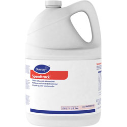 Diversey Speedtrack Clean/Burnish Maintainer, Liquid, 128 fl oz (4 quart), 4/Carton, White