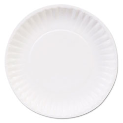 Dixie Clay Coated Paper Plates, 6 in, White, 100/Pack