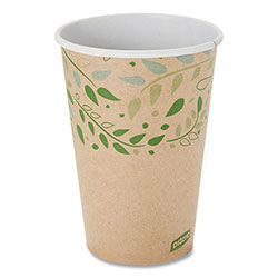 Dixie EcoSmart Recycled Hot/Cold Cups, 16 oz, Kraft Paper, 1,000/Carton