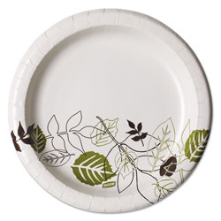 Dixie Pathways Soak-Proof Shield Mediumweight Paper Plates, 8 1/2 in, Pathway, 125/Pack