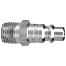 Dixon Valve Air Chief Industrial Quick Connect Fitting, 3/8 in Body Size, 1/4 in (NPT) M, Steel
