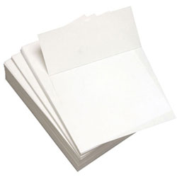 Domtar Custom Cut-Sheet Copy Paper, 92 Bright, Micro-Perforated 3.66 in from Bottom, 20lb, 8.5 x 11, White, 500/Ream