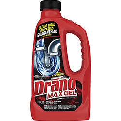 Drano Max Gel Clog Remover - Ready-To-Use Gel - 32 oz (2 lb) - 1 Each - Clear