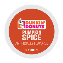 Dunkin' Donuts K-Cup Pods, Pumpkin Spice, 22/Box