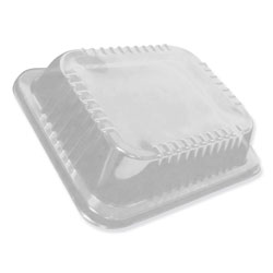 Durable Packaging Dome Lids for 10 1/2 x 12 5/8 Oblong Containers, High Dome, 100/Carton