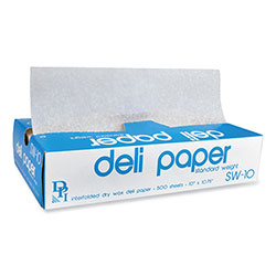 Durable Packaging Interfolded Deli Sheets, 10 in x 10 3/4 in, 500 Sheets/Box, 12 Boxes/Carton