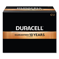 Duracell CopperTop Alkaline C Batteries, 12/Box