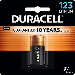 Duracell Specialty High-Power Lithium Battery, 123, 3V (DURDL123ABPK)