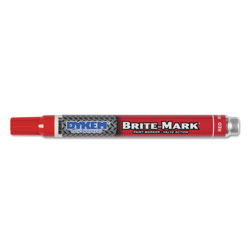 Dykem BRITE-MARK® Medium Paint Marker, Red, Bullet