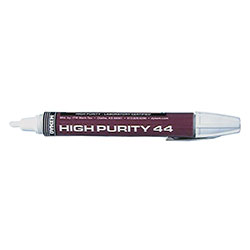 Dykem High Purity 44 Marker, White, Medium, Threaded Cap