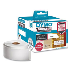 Dymo LW Durable Multi-Purpose Labels, 1 in x 3.5 in, White, 700/Roll