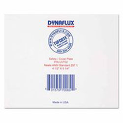 Dynaflux TUFCOTE Polycarbonate Hard Coated Lens, Scratch Resistant, 4-1/2 in x 5-1/4 in, Polycarbonate, Clear