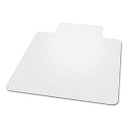 E.S. Robbins EverLife Chair Mat for Extra High Pile Carpet with Lip, 46 x 60, Clear