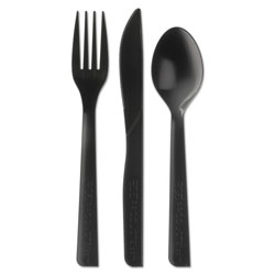 Eco-Products 100% Recycled Content Cutlery Kit - 6 in, 250/Carton