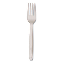 Eco-Products Cutlery for Cutlerease Dispensing System, Fork, 6 in, White, 960/Carton