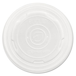 Eco-Products EcoLid Renew and Comp Food Container Lids for 12 oz, 16 oz, 32 oz, 50/Pack, 10 Packs/Carton