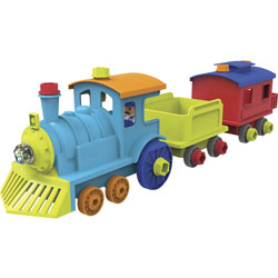 Educational Insights Toy Train, Design And Drill, 8 inWx6 inLx15 inH, Multi