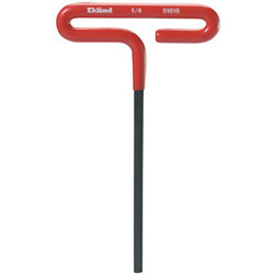 Eklind Individual Cushion Grip Hex T-Keys, 3 mm, 6 in Long, Black Oxide