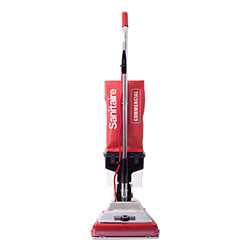 Electrolux TRADITION Upright Vacuum with Dust Cup, 7 Amp, 12 in Path, Red/Steel