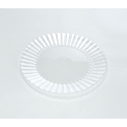 EMI Yoshi Plastic Dinner Plate, 9 in, Clear