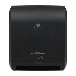 enMotion 10" Automated Touchless Paper Towel Dispenser, Black, 14.700" W x 9.500" D x 17.300" H (59462A)