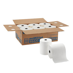 enMotion 8 in Paper Towel Roll, White, 89420, 700 Feet Per Roll, 6 Rolls Per Case
