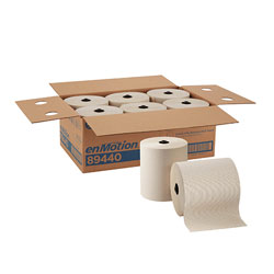 enMotion 8 in Recycled Paper Towel Roll, Brown, 89440, 700 Feet Per Roll, 6 Rolls Per Case