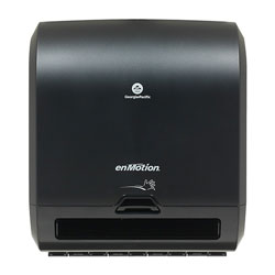 enMotion Flex Mini Automated Touchless Roll Towel Dispenser, 11 3/4 x 7.83 x 13.28, Black (GPC59798)