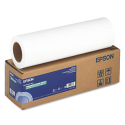 Epson Enhanced Photo Paper Roll, 3 in Core, 17 in x 100 ft, Matte Bright White