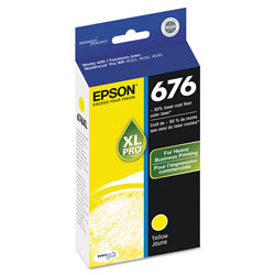 Epson T676XL420S High-Yield Ink, Yellow