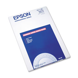 Epson Ultra Premium Photo Paper, 10 mil, 13 x 19, Luster White, 50/Pack