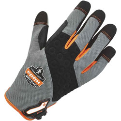 Ergodyne ProFlex 710 Heavy-Duty Mechanics Gloves, Gray, 2X-Large, Pair