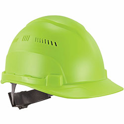 Ergodyne 8966 Lightweight Cap-Style Hard Hat, Lime