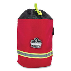 Ergodyne Arsenal 5080L Fleece-Lined SCBA Mask Bag with Drawstring Closure, 8.5 x 8.5 x 14, Red