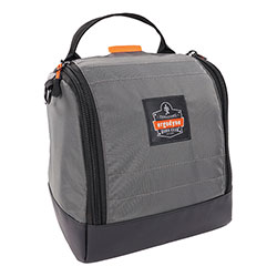 Ergodyne Arsenal 5185 Full Respirator Bag with Zipper Magnetic Closure, 5.5 x 9.5 x 9.5, Gray