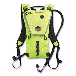 Ergodyne Chill-Its 5156 Low Profile Hydration Pack, 3 L, Hi-Vis Lime