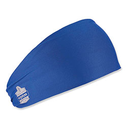 Ergodyne Chill-Its 6634 Performance Knit Cooling Headband, Polyester/Spandex, One Size Fits Most, Blue