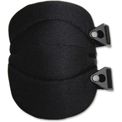 Ergodyne ProFlex 230 Soft Cap Knee Pads, Buckle, Black