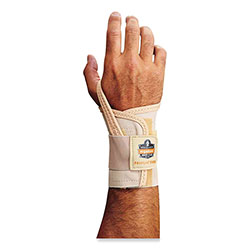 Ergodyne ProFlex 4000 Single Strap Wrist Support, Large, Fits Right Hand, Tan