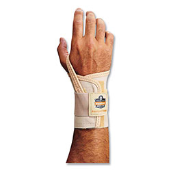 Ergodyne ProFlex 4000 Single Strap Wrist Support. Small, Fits Right Hand, Tan