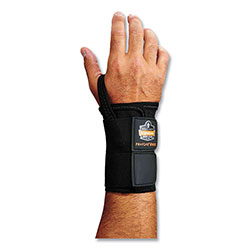 Ergodyne ProFlex 4010 Double Strap Wrist Support, Large, Fits Right Hand, Black